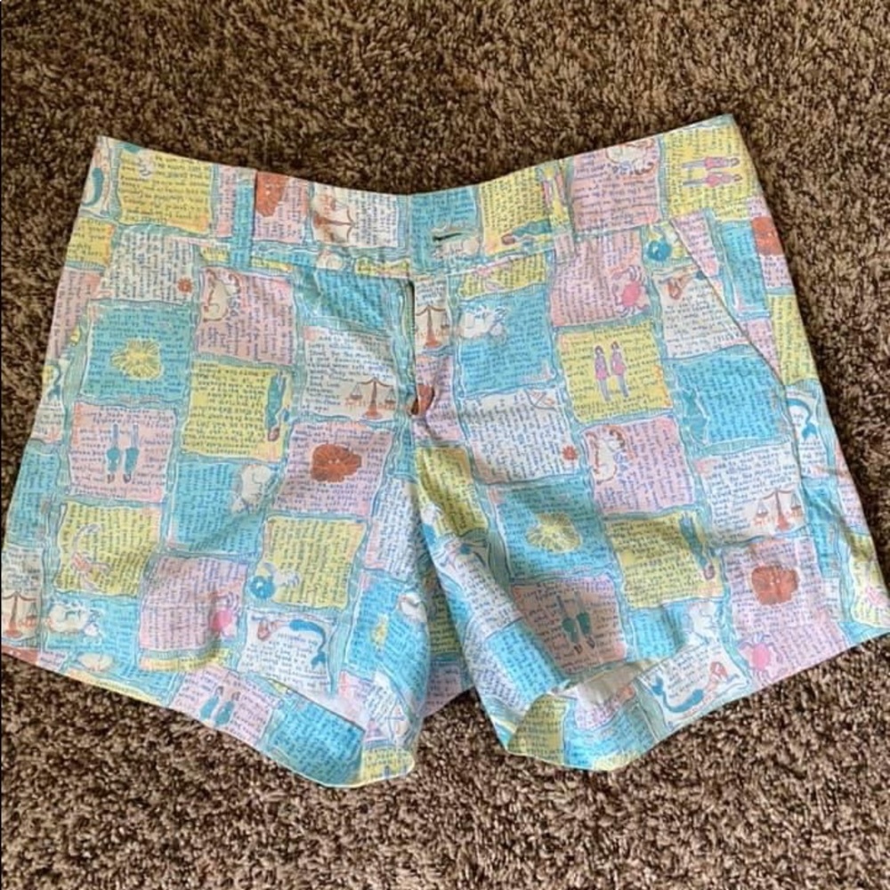 Lilly Pulitzer Callahan Shorts, Horoscope, Sz 6